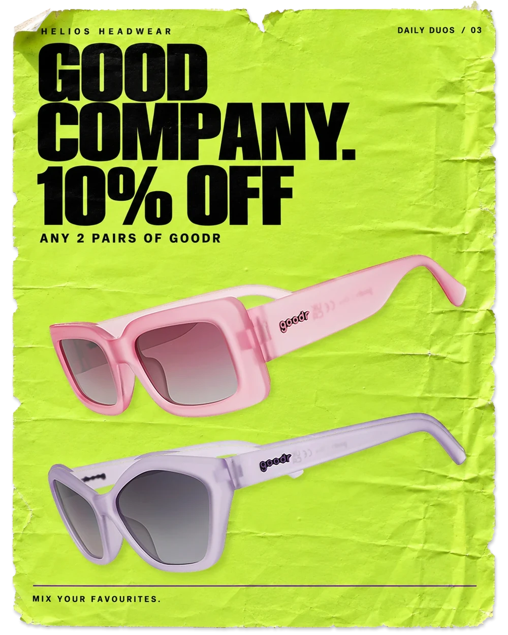 Two pairs of sunnies